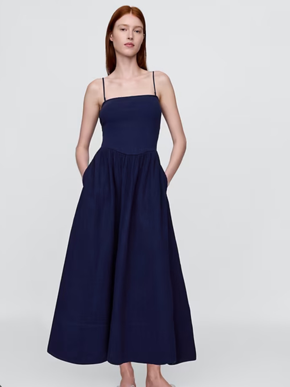 Gap navy blue maxi dress size XS petite